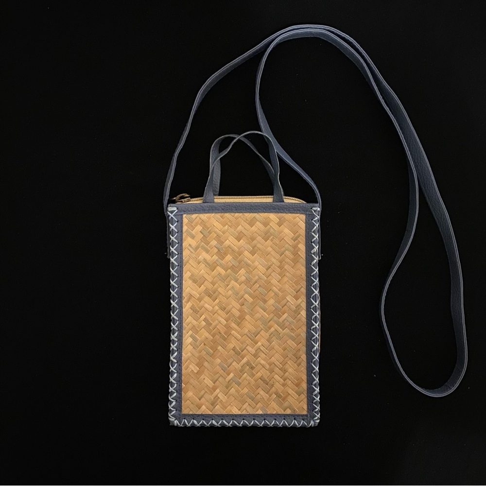 Handmade Woven Cross Bag.